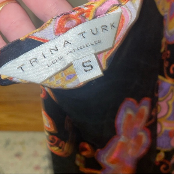 Trina Turk LA Vintage Black Halter Top - Picture 4 of 4